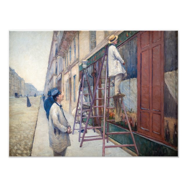 Foto Gustave Caillebotte - Os Pintores Da Casa (Frente)