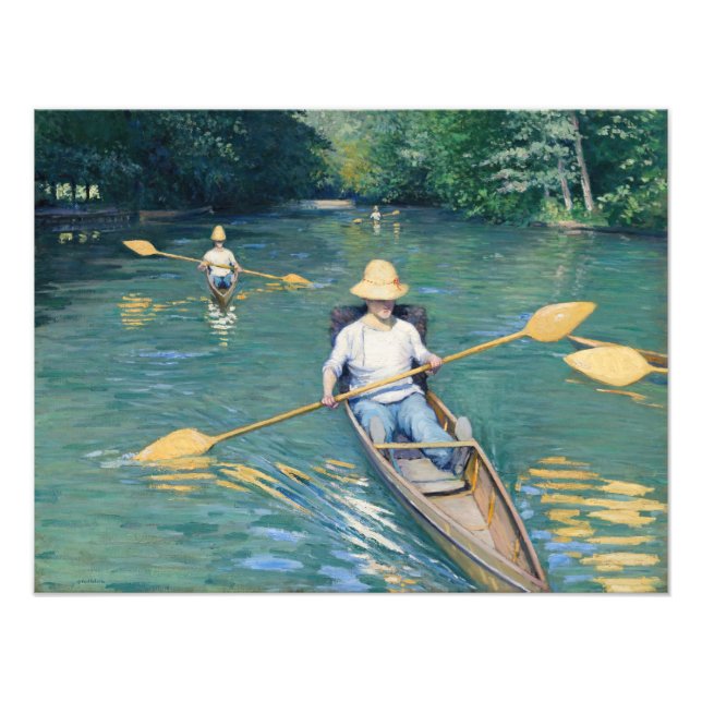 Foto Gustave Caillebotte - Skiffs nos Yerres (Frente)