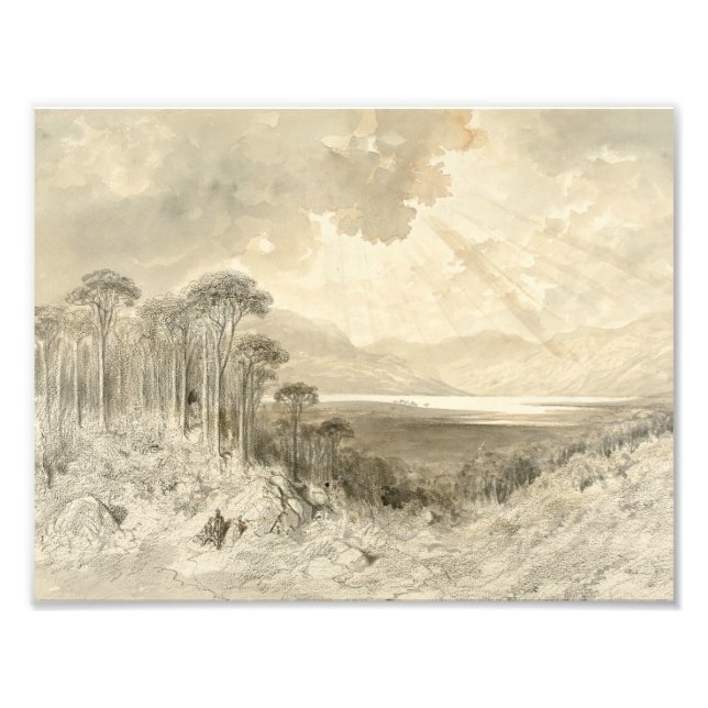 Foto Gustave Dore - Paisagem Escocesa (Frente)