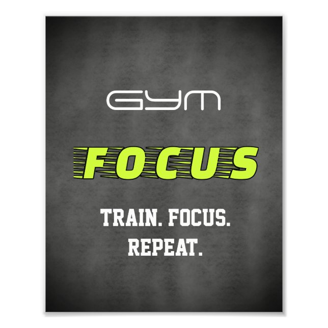 Foto Gym Focus motivational (Frente)