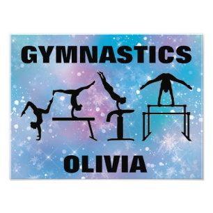Foto Gymnastics Blue Glam