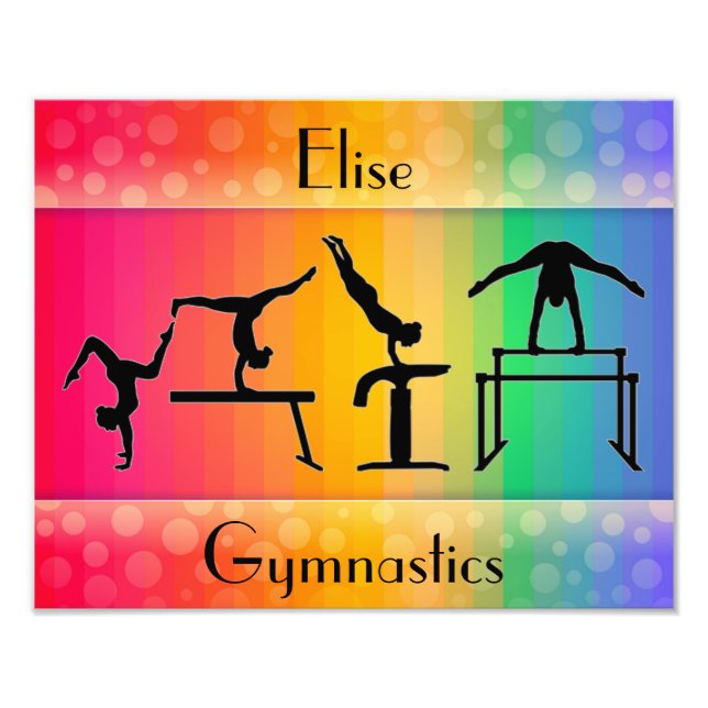 Foto Gymnastics Rainbow com/ Girls Gymnastics Eventos (Frente)