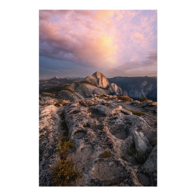 Foto Half Dome no Crepúsculo (Frente)