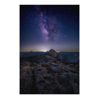 Foto Half Dome sob a Via Láctea