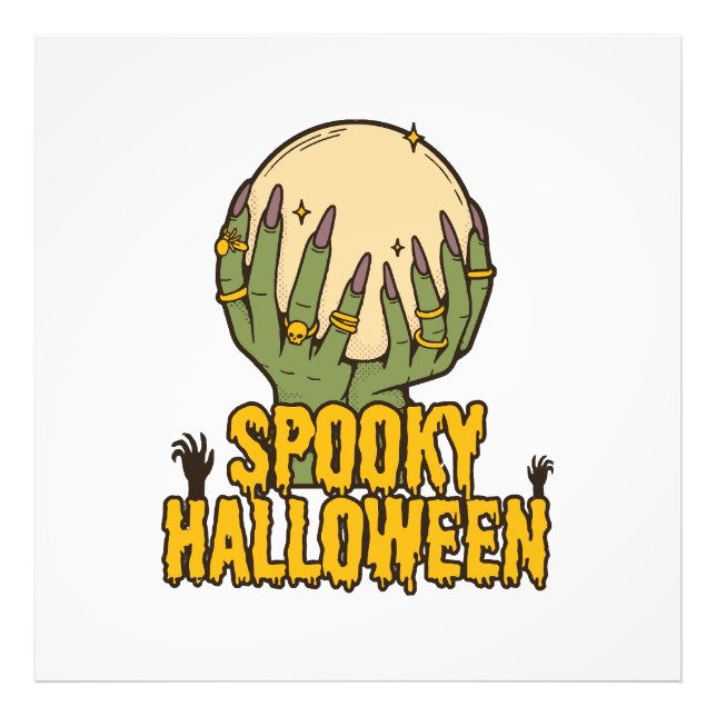 Foto halloween assustador (Frente)