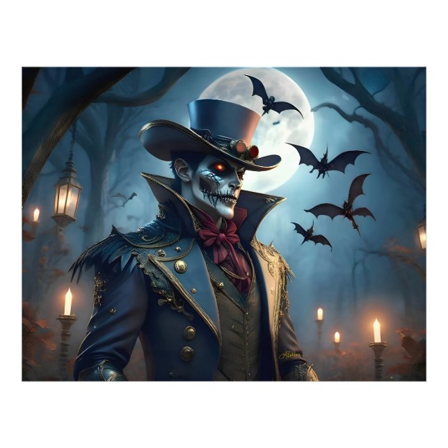 Foto Halloween Steampunk Southern Gothic Zumbi (Frente)