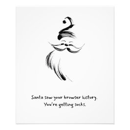 Foto Hand-Drawn Santa Claus quote
