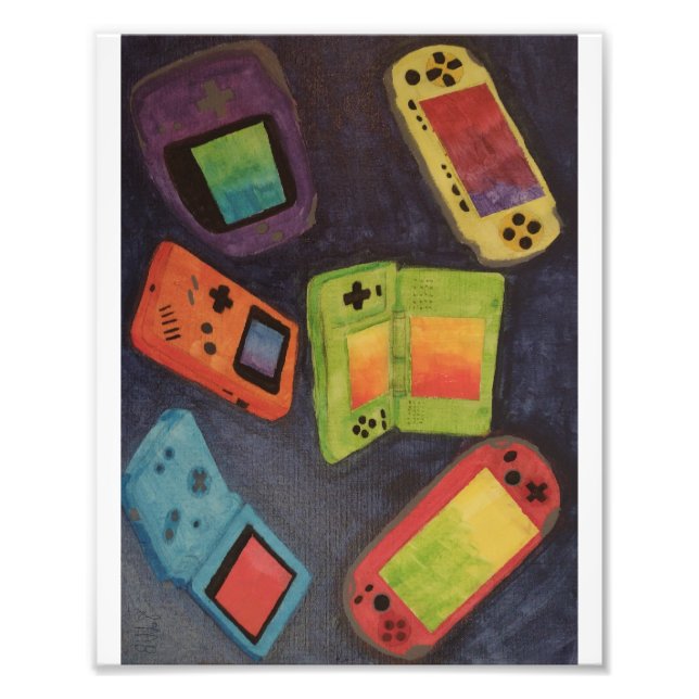 Foto Handheld Consoles Print (Frente)