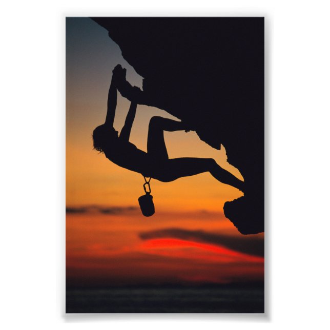 Foto Hanging Rock Climber no Sunrise (Frente)