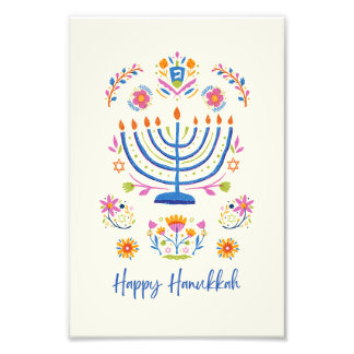 Foto Hanukkah minnorah poster