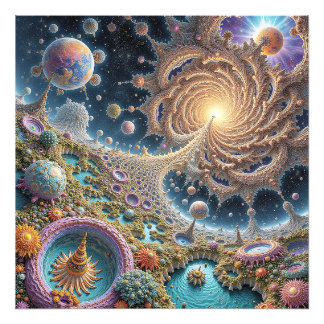 Foto Harmonia cósmica abstrata com energia de mandala