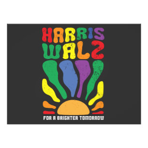 Foto Harris Waltz para um amanhã brilhante Kamala LGBT
