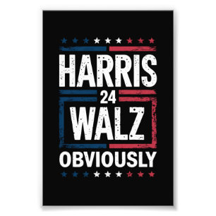 Foto Harris Walz Obviamente Harris Waltz Eleição 2024