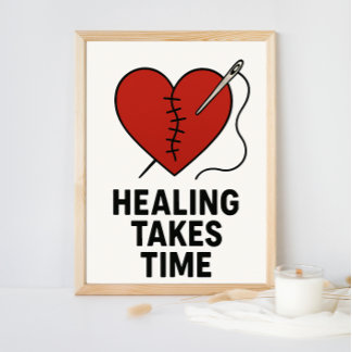 Foto Healing Takes Time Mental Health Support