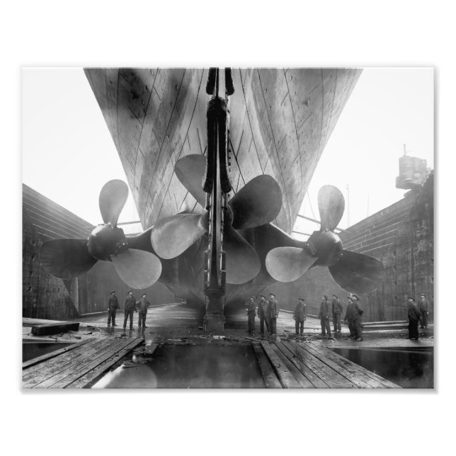 Foto hélices do Titanic (Frente)