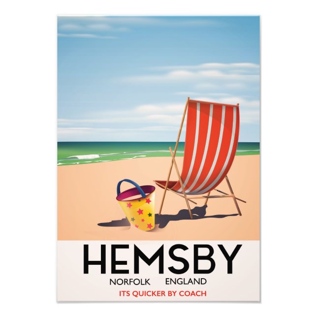 Foto Hemsby Norfolk poster de viagens (Frente)