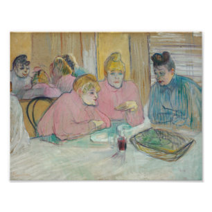 Foto Henri de Toulouse-Lautrec - Senhoras na sala de ja