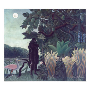 Foto Henri Rousseau - A Encantadora de Serpentes