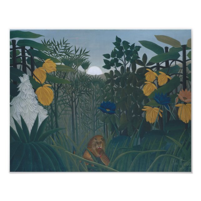 Foto Henri Rousseau - O Repassado do Leão (Frente)
