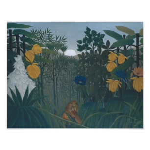 Foto Henri Rousseau - o Repast do leão