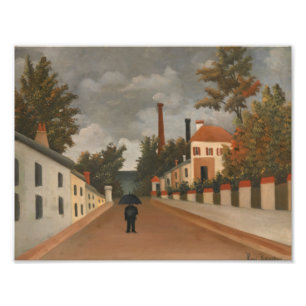Foto Henri Rousseau - Vue Des Environs De Paris