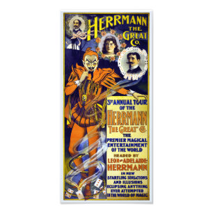 Foto Herrmann o grande poster vintage 1898 restaurado