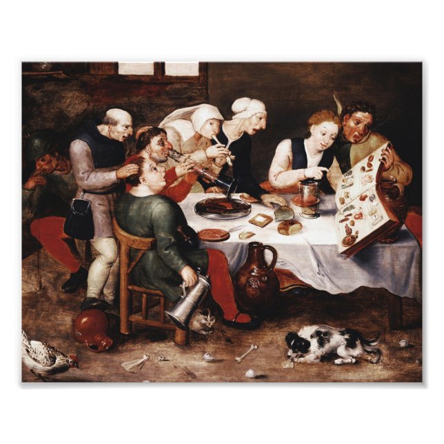 Foto Hieronymus Bosch - Os Cantores De Baco (Frente)