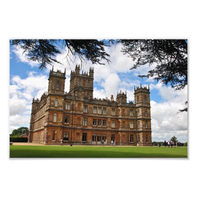 Foto Highclere Castle Downton Abbey Inglaterra (Frente)