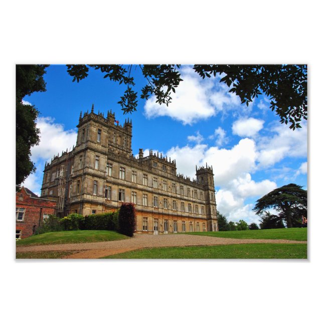 Foto Highclere Castle Downton Abbey Inglaterra (Frente)