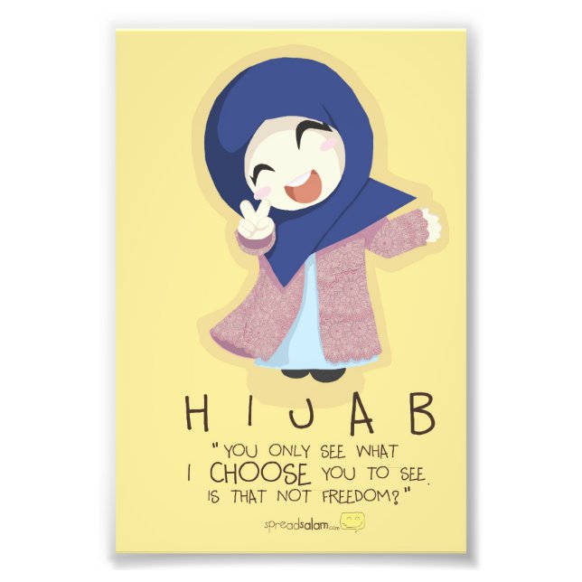 Foto Hijab é Liberdade (Frente)