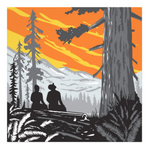 Foto Hikers em Jedediah Smith Redwoods State Park WPA