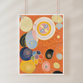 Foto Hilma Af Klint, Os Dez Maiores No3, Abstrato Art