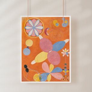 Foto Hilma Af Klint, Os Dez Maiores No4, Abstrato Art