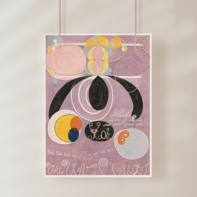 Foto Hilma Af Klint, Os Dez Maiores No6, Abstrato Art (Criador carregado)