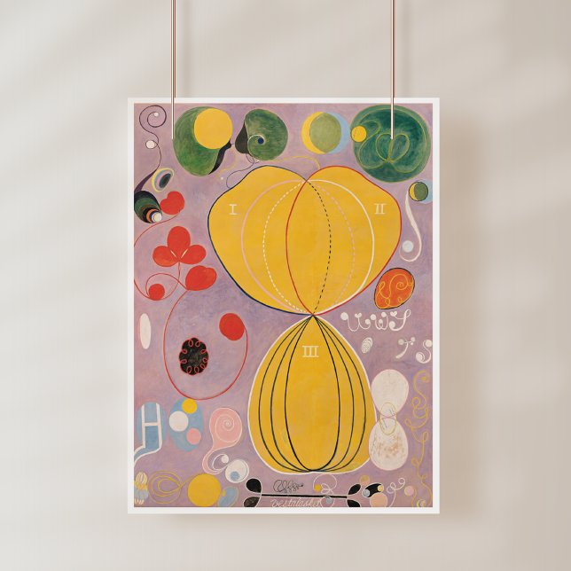 Foto Hilma Af Klint, Os Dez Maiores No7, Abstrato Art (Criador carregado)
