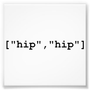 Foto Hip Hip Hooray Programando Array