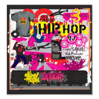 Foto Hip Hop Art Poster