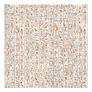 Foto histo de fundo do padrão de hieróglifos antigos do