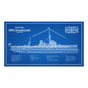 Foto HMS Dreadnled - Entregar ABD de Blueprint