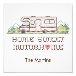 Foto Home Sweet Motor Home Impressão