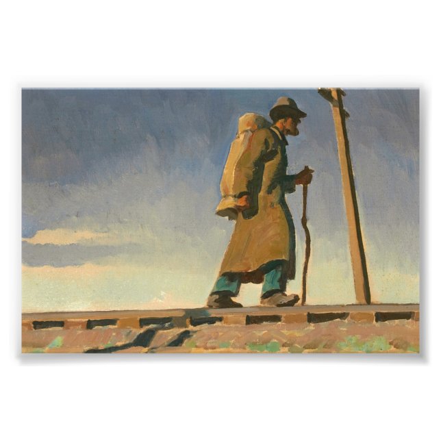 Foto Homem sem-teto por Maynard Dixon (Frente)