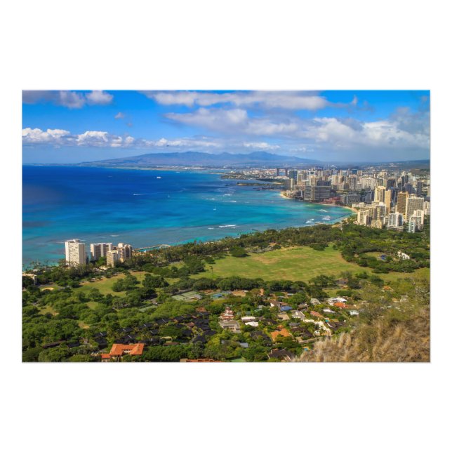 Foto Honolulu, Hawaii Photo Art (Frente)