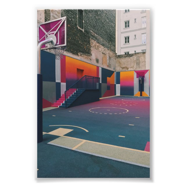 Foto Hoop de basquetebol (Frente)