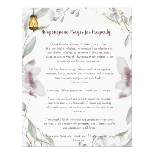 Foto Ho'oponopono Prayer para a Prosperidade