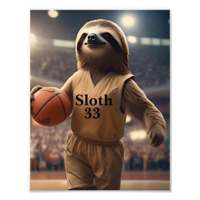 Foto Hoops and Hangs: The Slam Dunking Sloth, (Frente)