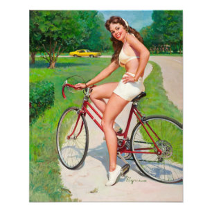 Foto Hora de um Passeio - Garota Pin-up Retro