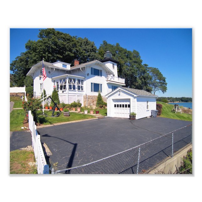 Foto Hospital Point Lighthouse Massachusetts Photo Impr (Frente)