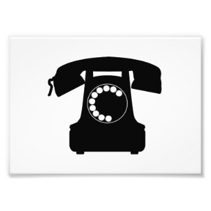 Foto Ícone tradicional do telefone