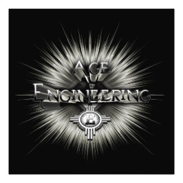 Foto Idade da Trabalho de arte de Tipografia de Engenha