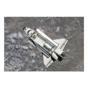 Foto Ideia aérea da descoberta do vaivém espacial
